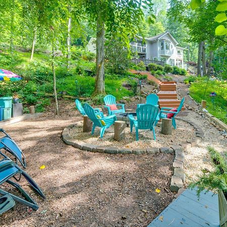Creekside Hendersonville Haven Hot Tub And Fire Pit المظهر الخارجي الصورة