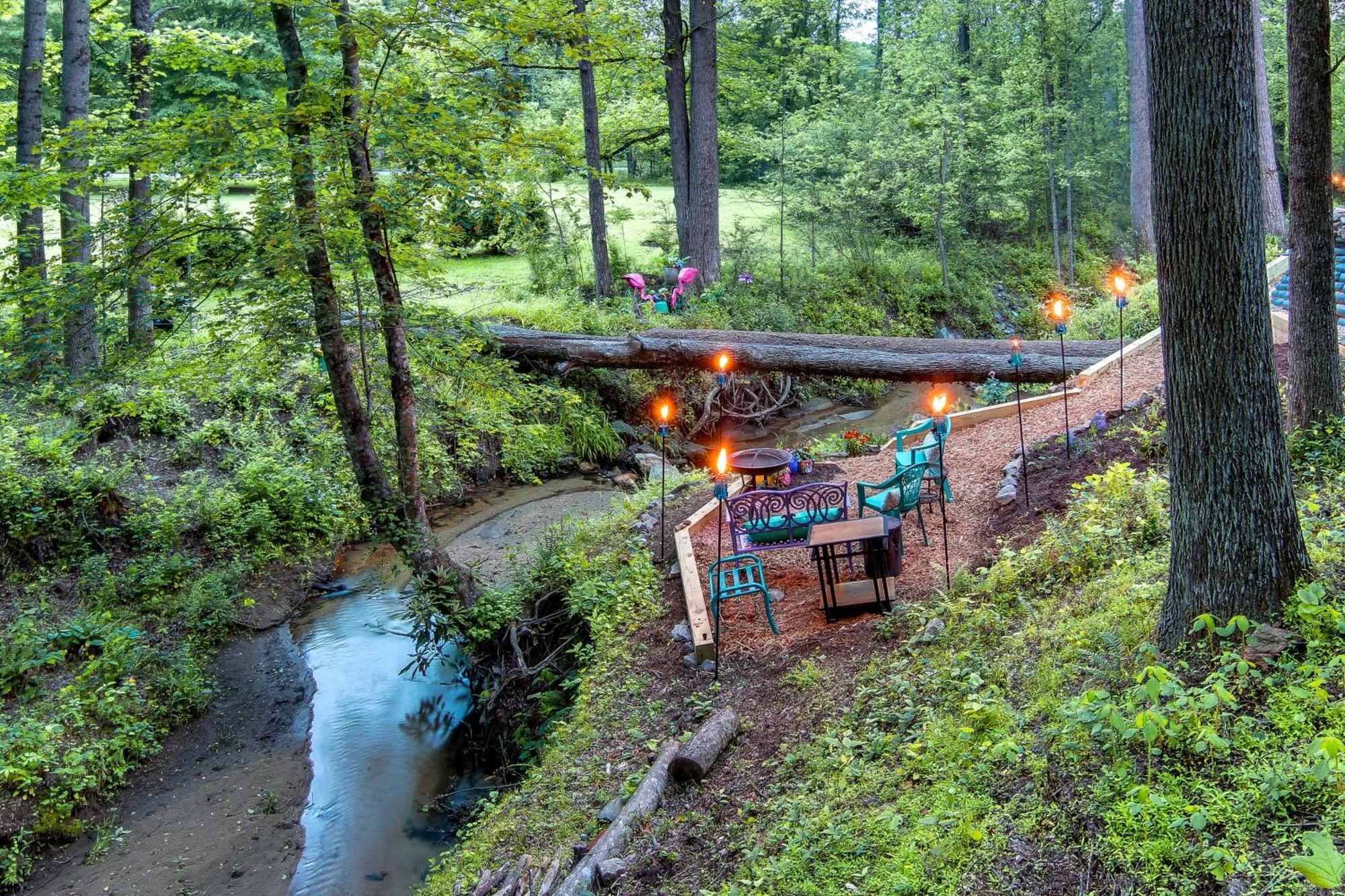 Creekside Hendersonville Haven Hot Tub And Fire Pit المظهر الخارجي الصورة