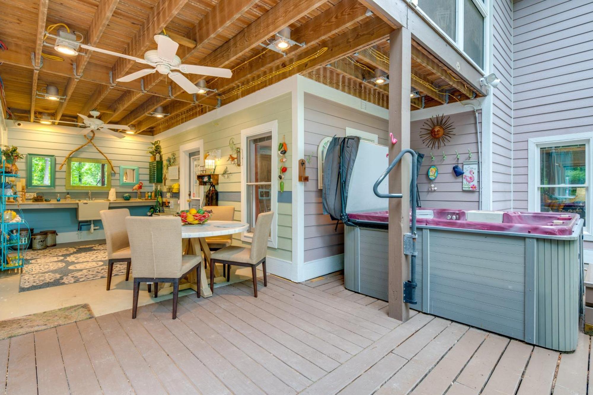 Creekside Hendersonville Haven Hot Tub And Fire Pit المظهر الخارجي الصورة