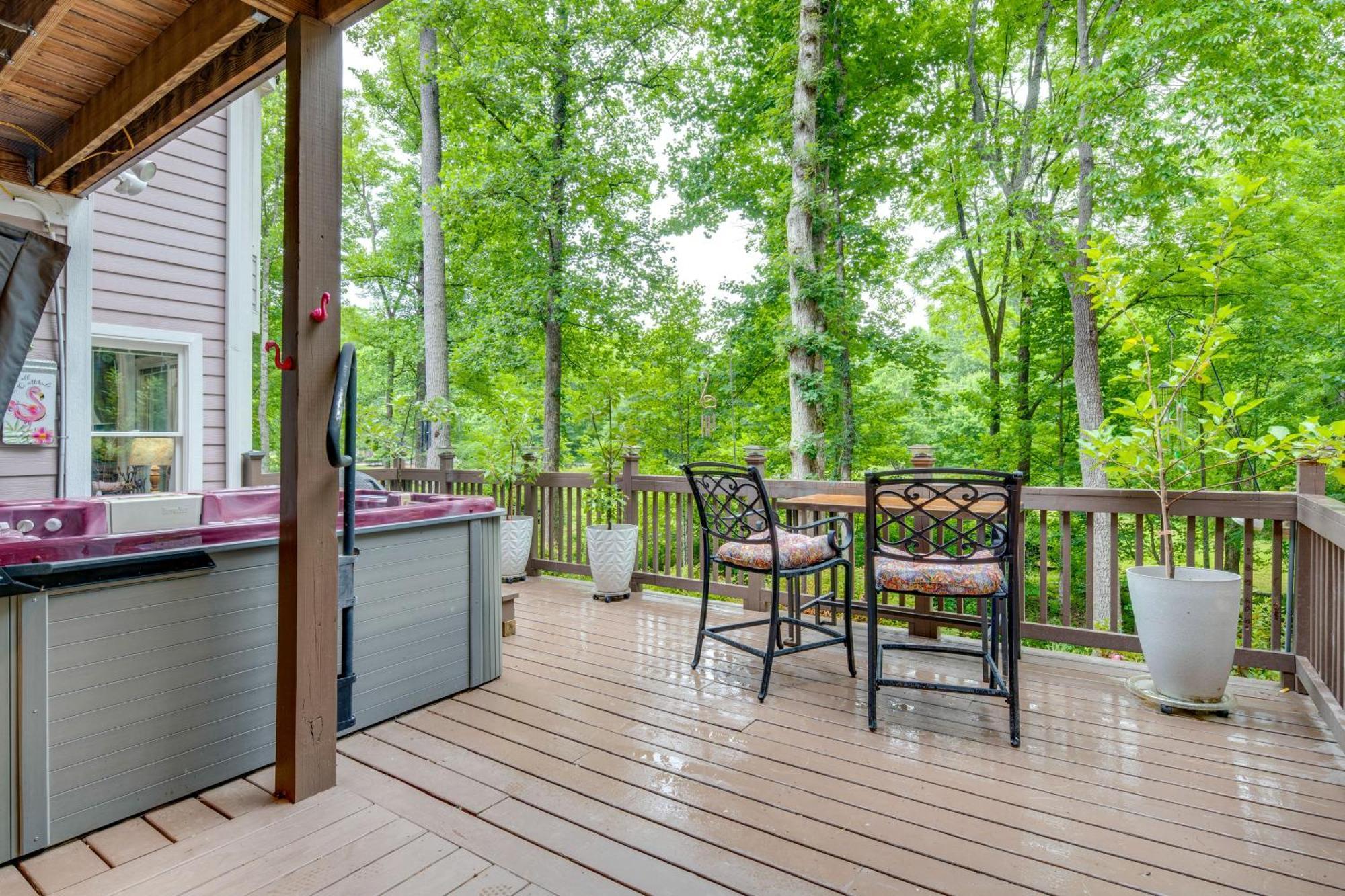Creekside Hendersonville Haven Hot Tub And Fire Pit المظهر الخارجي الصورة